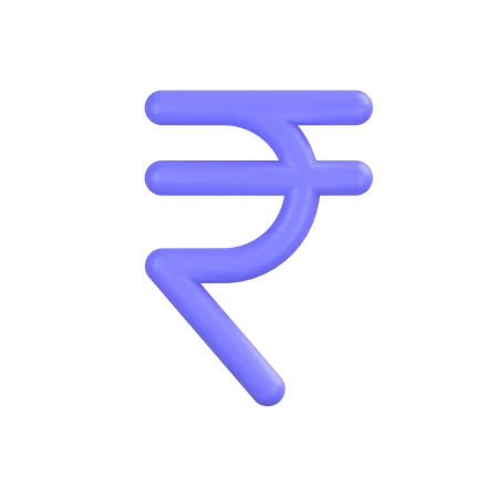 Rupee  3D Icon