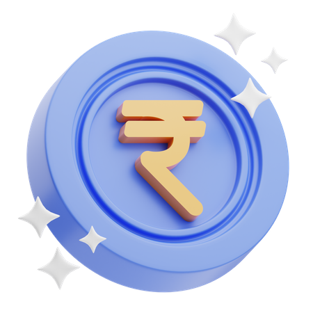 Rupee  3D Icon