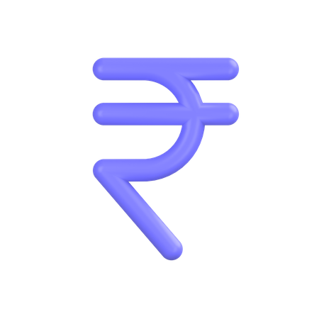 Rupee 3D Icon