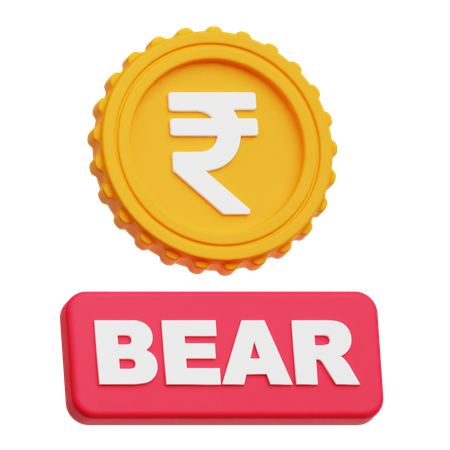Rupee Bear  3D Icon