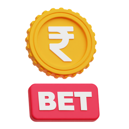Rupee Bet  3D Icon
