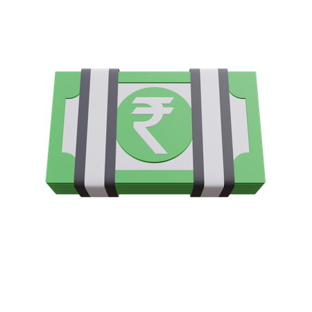 Rupee Bundle  3D Icon