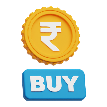 Rupee Buy  3D Icon