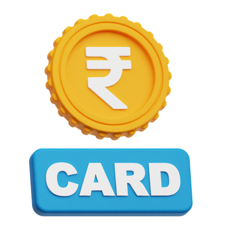 Rupee Card  3D Icon