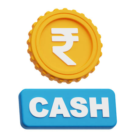 Rupee Cash  3D Icon
