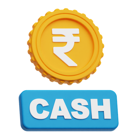Rupee Cash  3D Icon