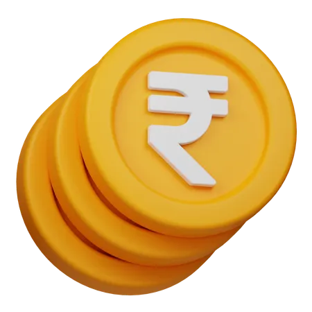 Rupee Coin  3D Icon