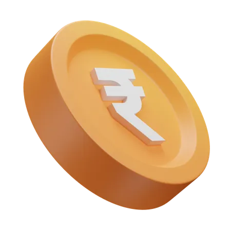 Rupee Coin  3D Icon