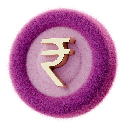 Rupee Coin  3D Icon