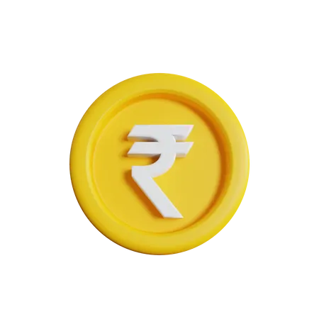 Rupee Coin  3D Icon