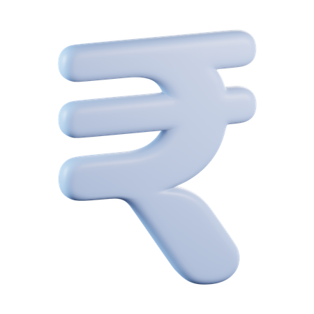 Rupee currency  3D Icon