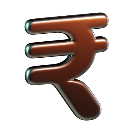 Rupee Currency  3D Icon