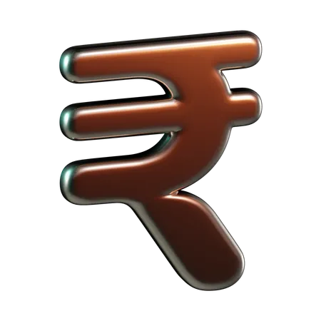 Rupee Currency  3D Icon