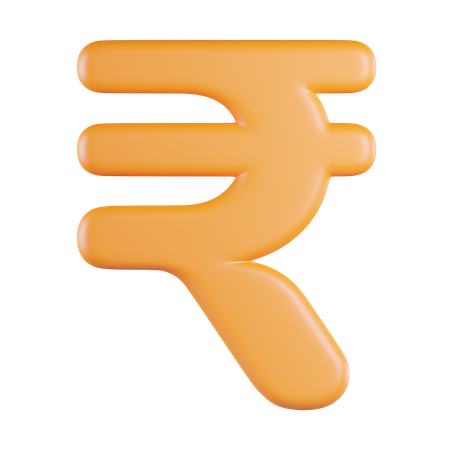 Rupee Currency 3D Icon