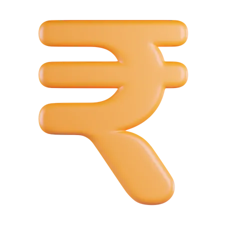 Rupee Currency 3D Icon