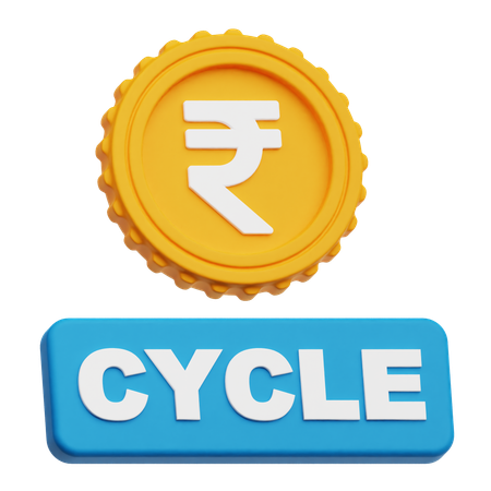 Rupee Cycle  3D Icon
