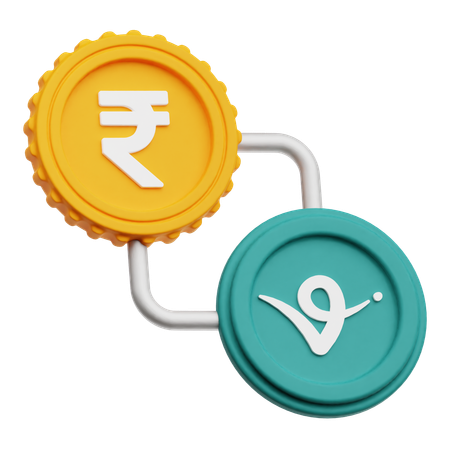 Rupee Exchange  3D Icon