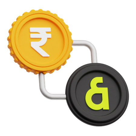 Rupee Exchange  3D Icon
