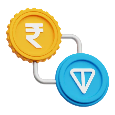Rupee Exchange  3D Icon