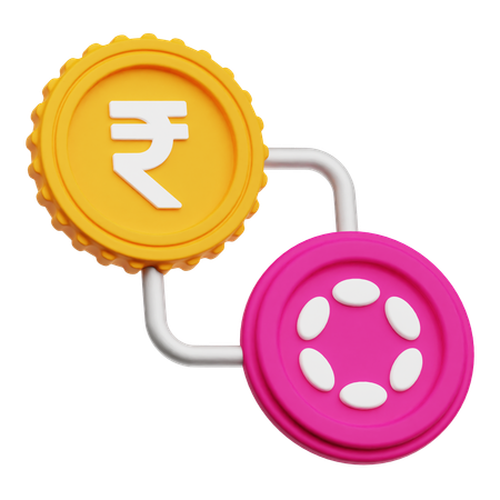 Rupee Exchange  3D Icon