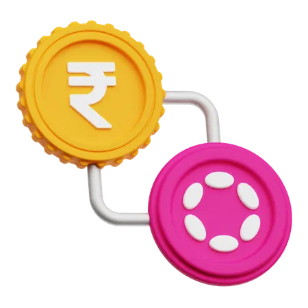 Rupee Exchange  3D Icon