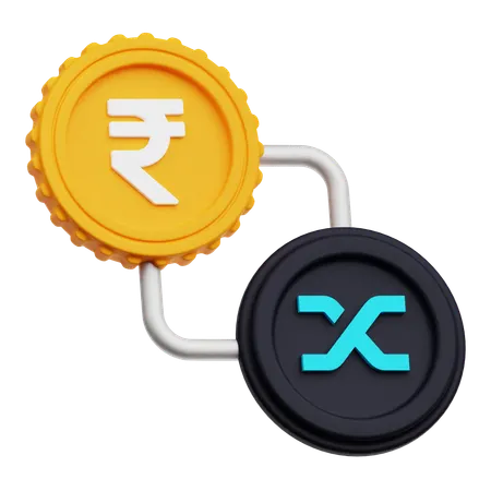 Rupee Exchange  3D Icon