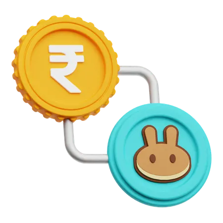 Rupee Exchange  3D Icon