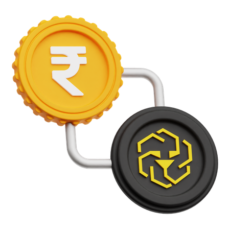 Rupee Exchange  3D Icon