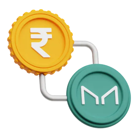 Rupee Exchange  3D Icon