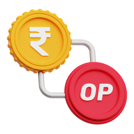 Rupee Exchange  3D Icon