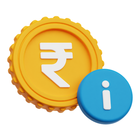 Rupee Info  3D Icon