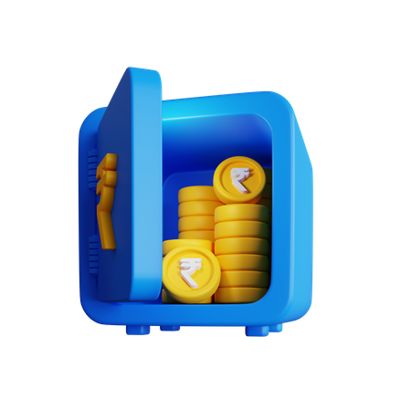 Rupee Locker  3D Icon