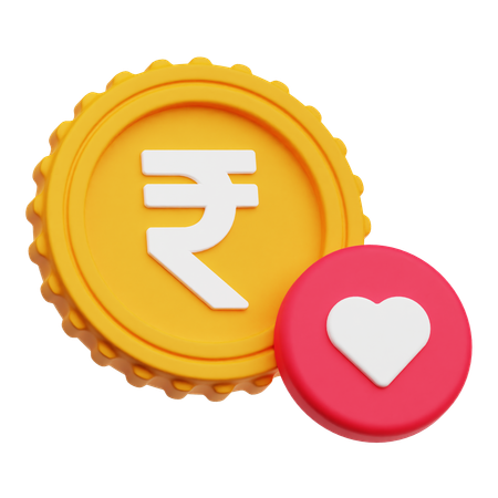 Rupee Love  3D Icon