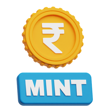 Rupee Mint  3D Icon