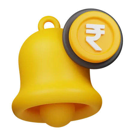 Rupee Notification  3D Icon