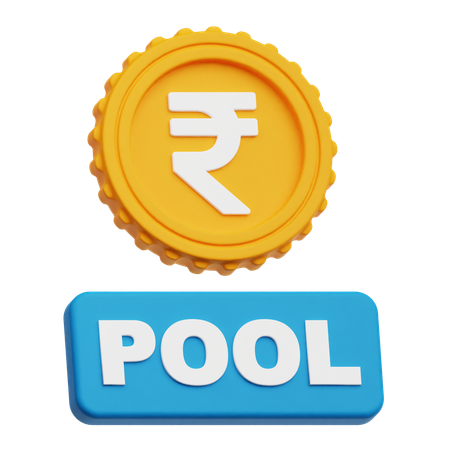 Rupee Pool  3D Icon
