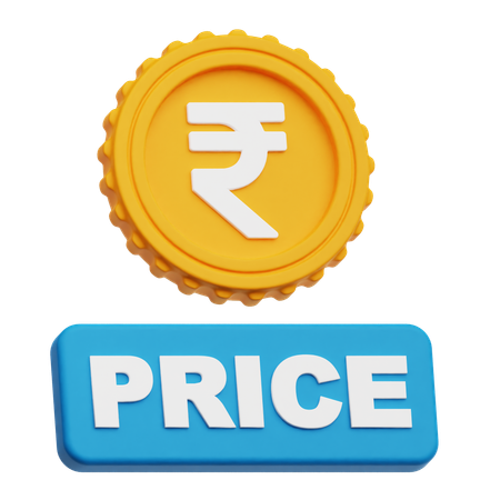 Rupee Price  3D Icon