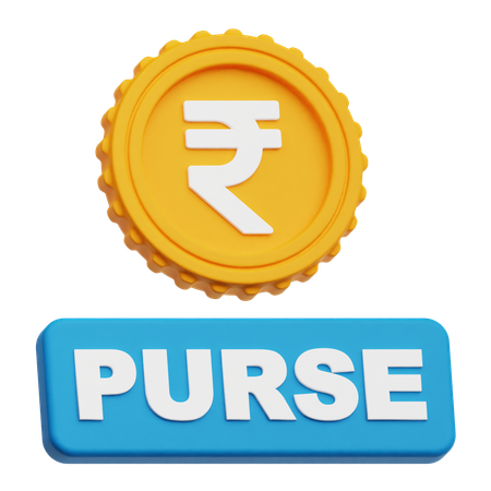 Rupee Purse  3D Icon