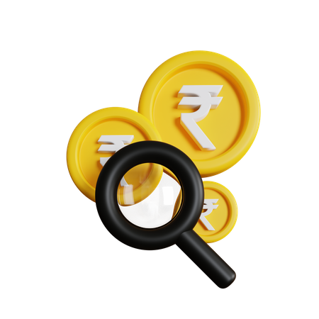 Rupee Research  3D Icon