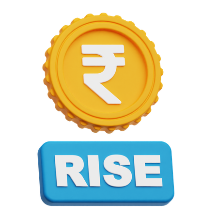 Rupee Rise  3D Icon