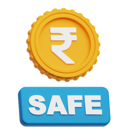 Rupee Safe  3D Icon