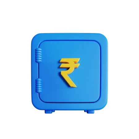 Rupee Safe Box  3D Icon
