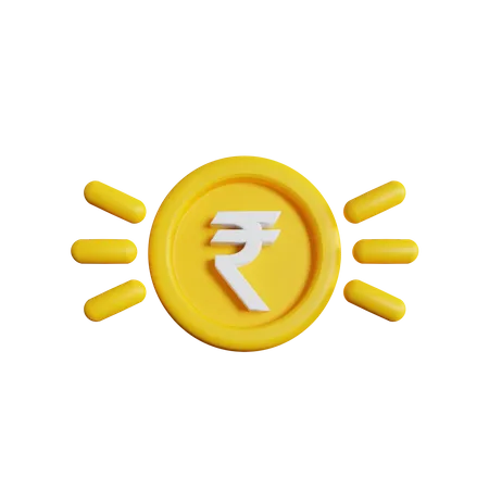 Rupee Shine  3D Icon