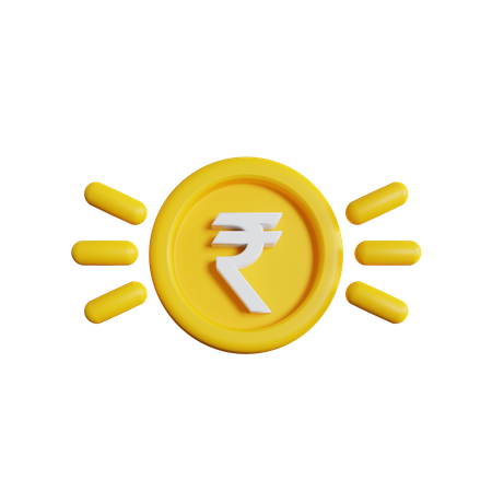 Rupee Shine  3D Icon