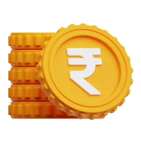 Rupee Stack  3D Icon