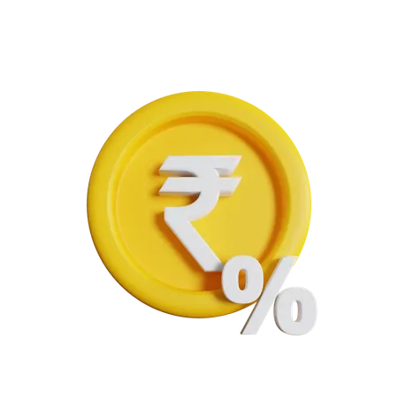 Rupee Tax  3D Icon