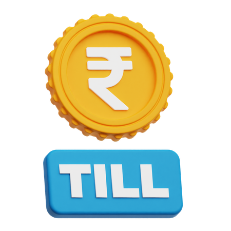 Rupee Till  3D Icon