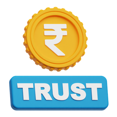 Rupee Trust  3D Icon