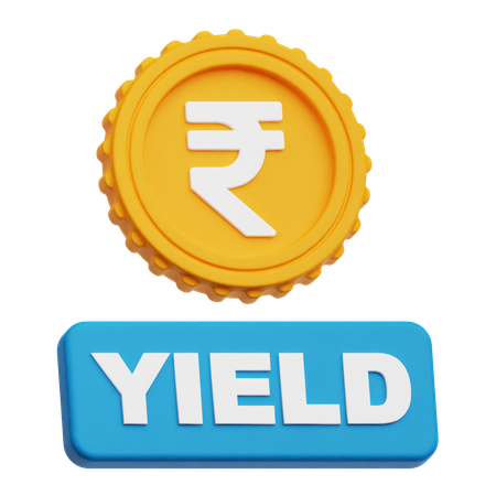 Rupee Yield  3D Icon