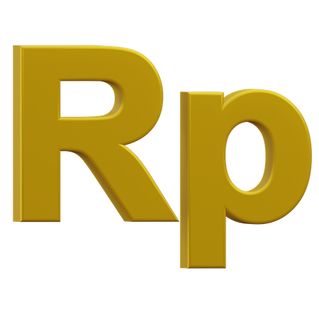 Rupia  3D Icon